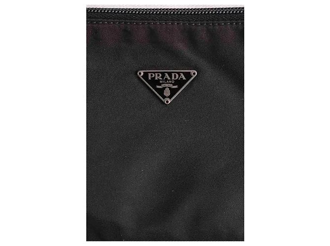 Borsa Cleo Prada mini in tessuto nera - vista 2