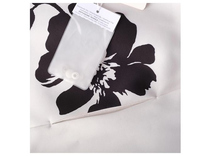 Autre Marque Abrigo con estampado floral y cremallera frontal Sportmax Code White - vista 8