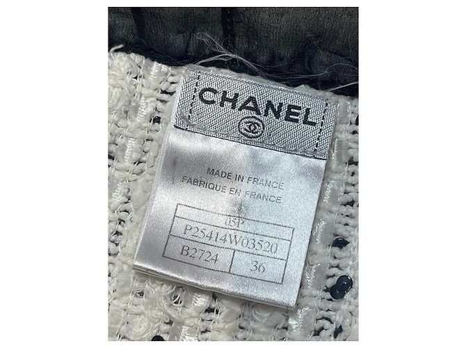 Chanel Jacke weiß T.36 - Ansicht 7
