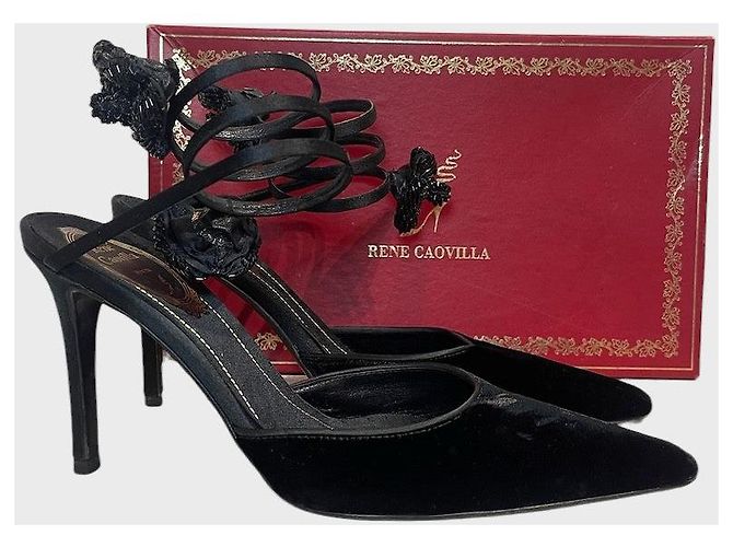 Décolleté Rene Caovilla neri T.37 - vista 10