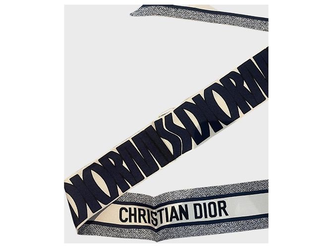 Foulard Dior Mitzah Miss Dior blu navy - vista 2