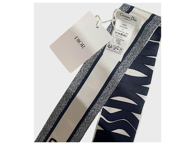 Foulard Dior Mitzah Miss Dior blu navy - vista 5