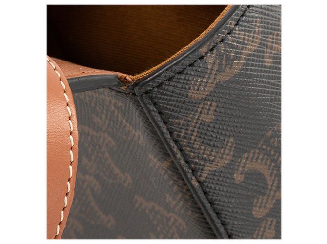 Céline CELINE - Borsa a tracolla Claude Triomphe mini Celine in tela rivestita monogram Triomphe - vista 5