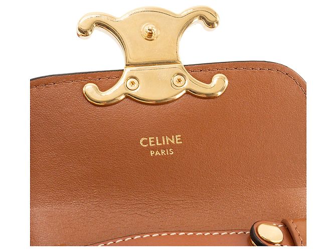 Céline CELINE - Borsa a tracolla Claude Triomphe mini Celine in tela rivestita monogram Triomphe - vista 6