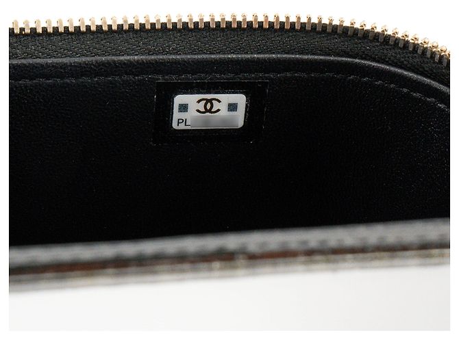 CHANEL - Borsa a tracolla Chanel Vanity Top Handle in pelle liscia nera - vista 9