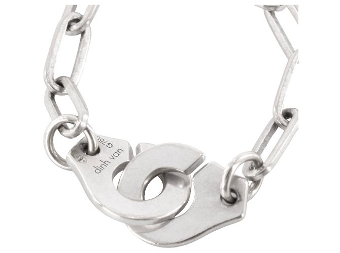 DINH VAN - Dinh Van Handschellen-Ring aus Weißgold (T53) - Ansicht 2