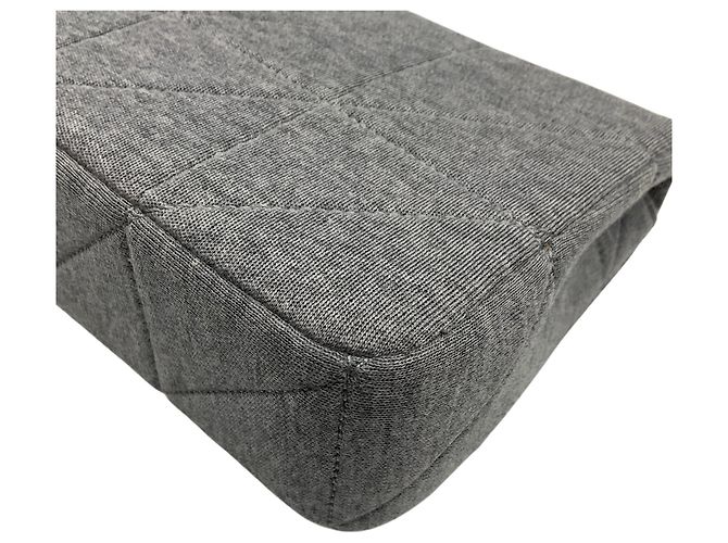 Autre Marque Borsa a tracolla Jamie mini matelassé in jersey grigio Saint Laurent - vista 6