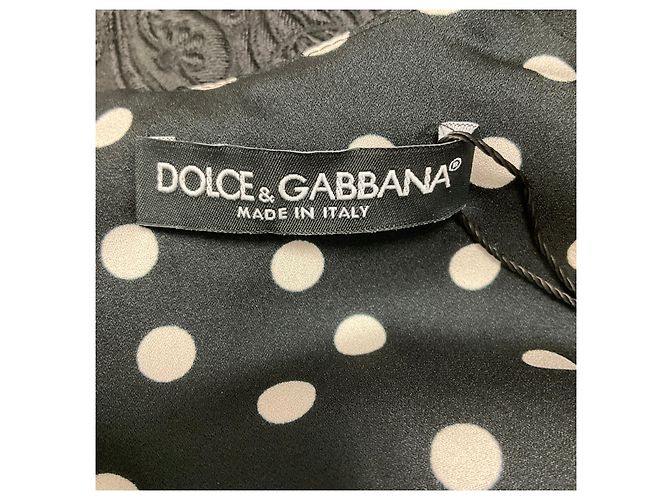 Vestido de cóctel sin mangas de brocado negro Dolce & Gabbana - vista 4