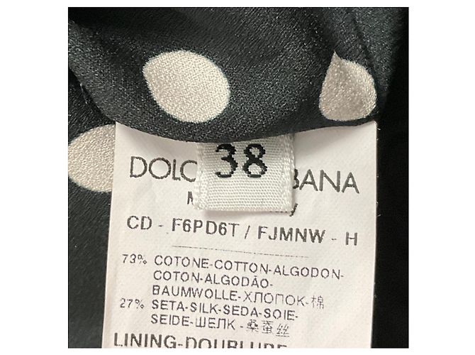 Vestido de cóctel sin mangas de brocado negro Dolce & Gabbana - vista 6