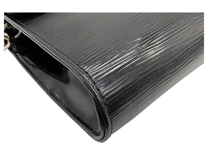 Clutch Lena Louis Vuitton in pelle Epi Electric nera - vista 6