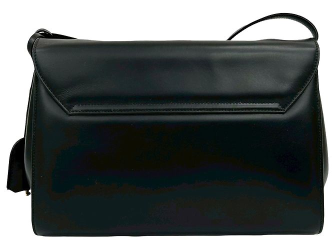 Borsa a tracolla Lady lock Gucci in pelle di vitello liscia nera - vista 2