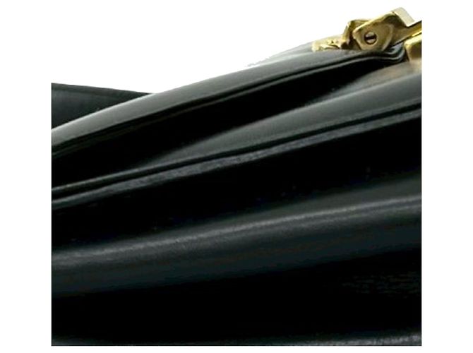 Borsa a tracolla Lady lock Gucci in pelle di vitello liscia nera - vista 6