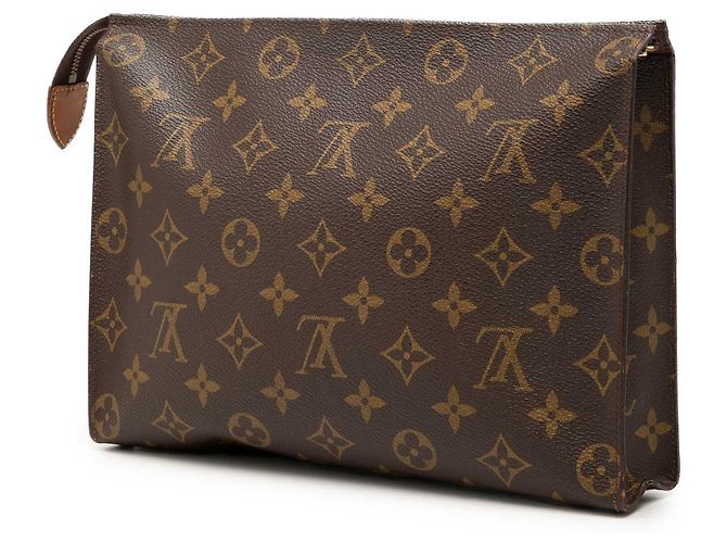 Borsa a pochette Louis Vuitton Monogram Toiletry Pouch 26 marrone - vista 2