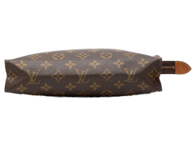 Borsa a pochette Louis Vuitton Monogram Toiletry Pouch 26 marrone - vista 3