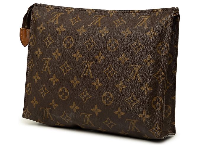 Borsetta Louis Vuitton Monogram Toiletry Pouch 26 marrone - vista 2