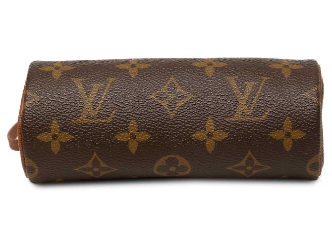 Borsa a mano Louis Vuitton Monogram Papillon Pochette Marrone - vista 3