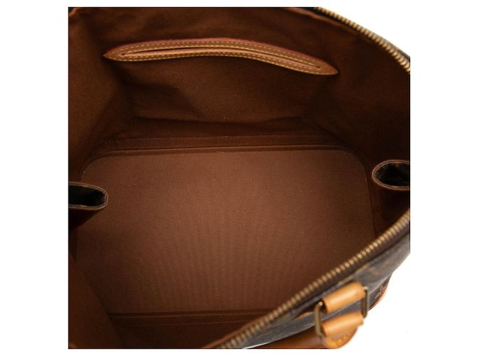 Borsa Louis Vuitton Monogram Alma PM Marrone - vista 4