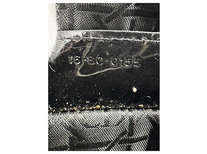 Borsa Lady Dior Medium in pelle vernice Cannage Nera - vista 8