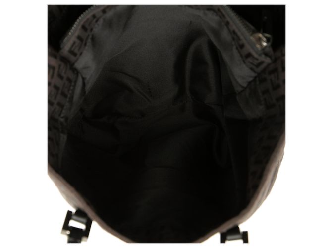 Borsa Tote Fendi Zucchino Canvas marrone - vista 4
