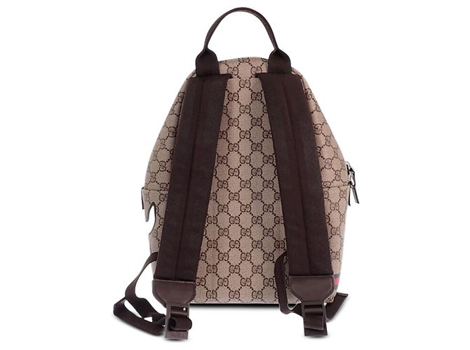 Zainetto per bambini Gucci GG Supreme Web Dog Beige - vista 2