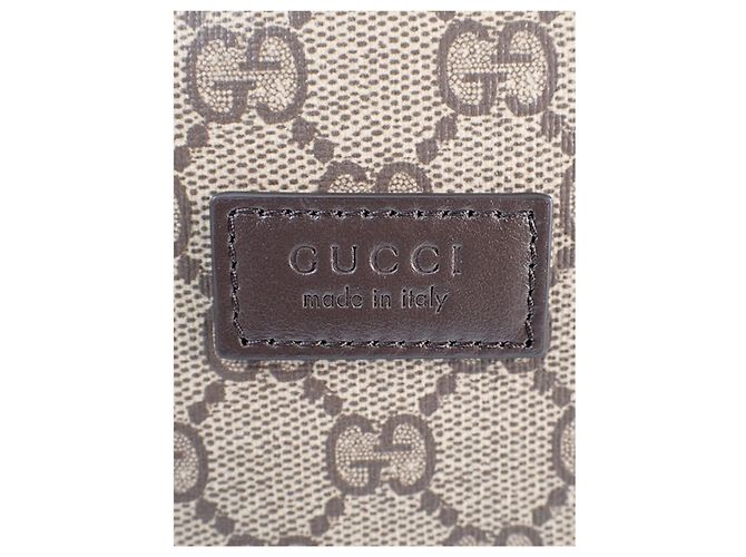 Zainetto per bambini Gucci GG Supreme Web Dog Beige - vista 7