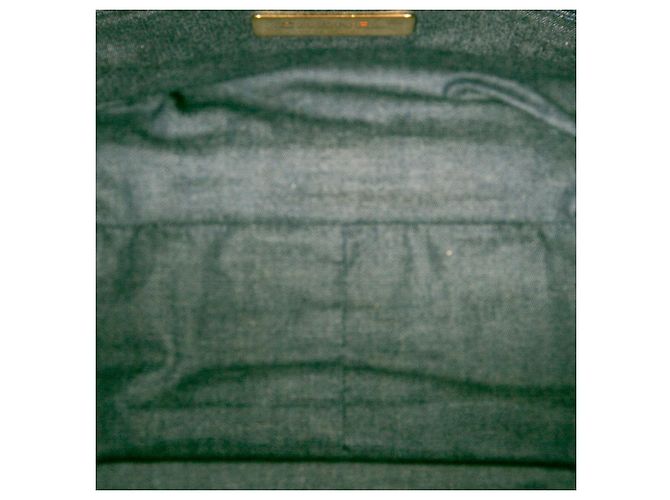 Borsa Chanel Maxi Canvas 19 Flap Satchel Blu - vista 4