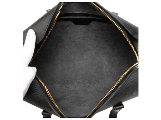 Borsa a mano Louis Vuitton Epi Soufflot Nera - vista 4