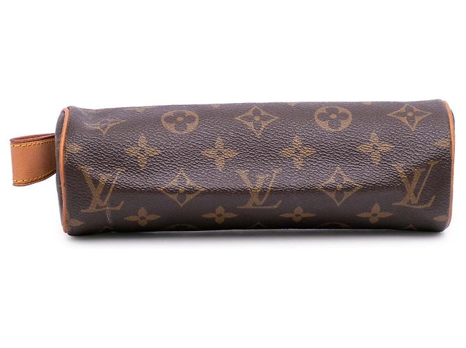 Astuccio Louis Vuitton Monogram Trousse Ronde Marrone 20 - vista 3