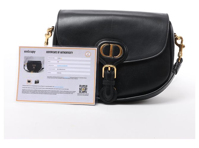 Borsa a tracolla Bobby in pelle Christian Dior Nera - vista 15