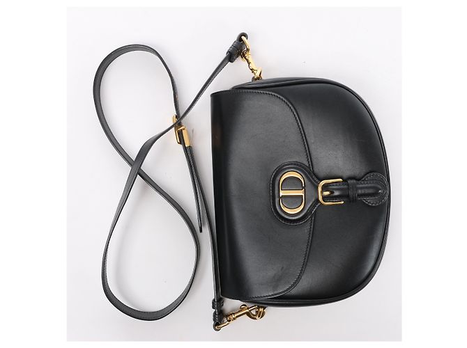 Borsa a tracolla Bobby in pelle Christian Dior Nera - vista 18