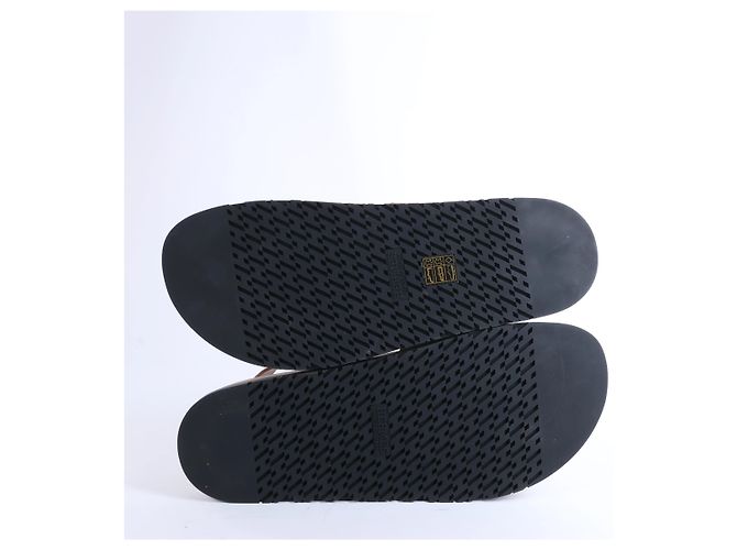 Sandali Hermès Genius in camoscio marrone 191383Z, Taglia EU 45 - vista 8