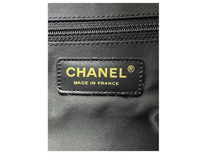 Borsa Tote Chanel New Travel Line in nylon nero - vista 5