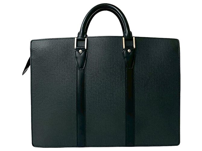 Borsa Business Louis Vuitton Taiga Lozan Nera - vista 4