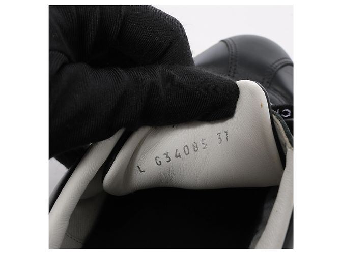 Chanel Coco Mark Leder-Sneaker in Schwarz G34085, Größe EU 37 - Ansicht 9
