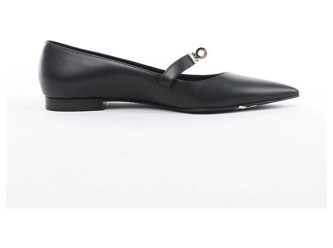 Hermès Kelly 25SS Leather Ballet Flat in Black 251002Z, Size EU 36 - vista 3