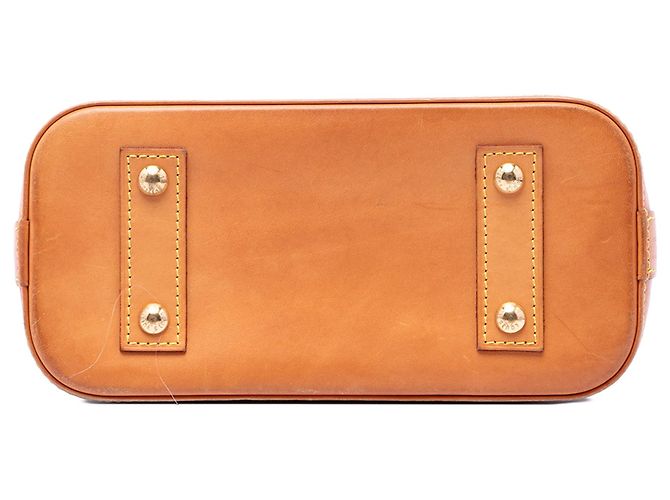 Borsa Satchel Louis Vuitton Monogram Alma BB Marrone - vista 3