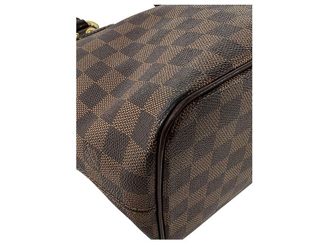 Borsa a mano Louis Vuitton Damier Ebene Saleya PM Marrone - vista 10