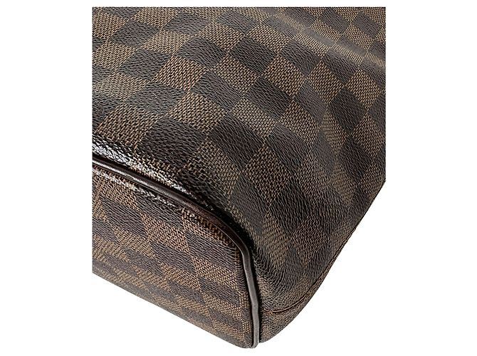 Borsa a mano Louis Vuitton Damier Ebene Saleya PM Marrone - vista 11