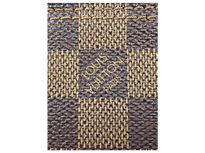 Borsa a mano Louis Vuitton Damier Ebene Saleya PM Marrone - vista 7