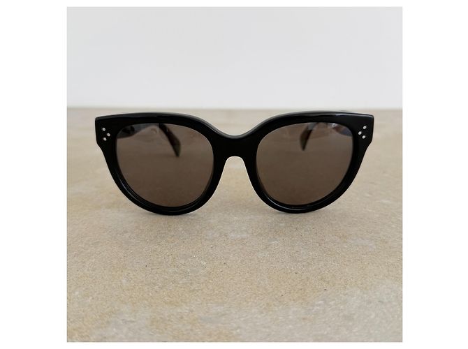 Céline Phoebe Philo Oversized Sonnenbrille Schwarz CL 41755 - Ansicht 4