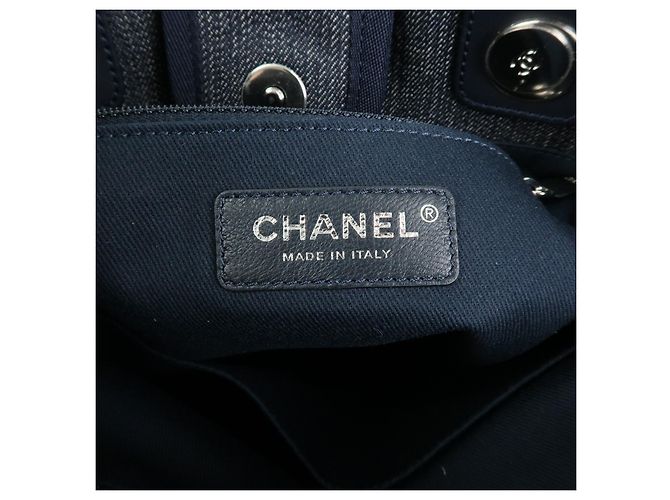 Chanel Deauville Denim Medium - vista 6