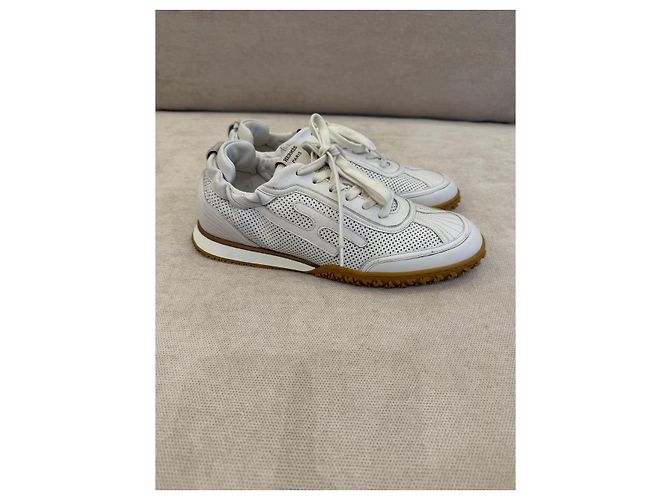 Hermès Jet Sneaker Weiß Leder - Ansicht 3