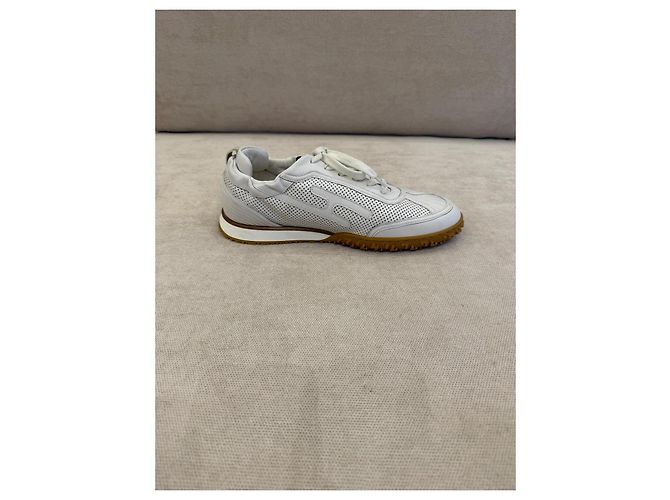 Hermès Jet Sneaker Weiß Leder - Ansicht 7