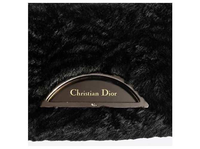 Borsa Christian Dior Malice Pelliccia Astrakhan Nera - vista 5