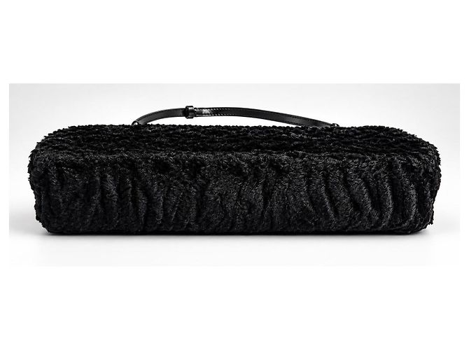 Borsa Christian Dior Malice Pelliccia Astrakhan Nera - vista 7