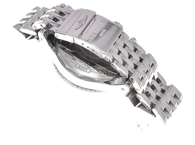 Breitling Navitimer Montbrillant Chronograph Automatic Stainless Steel and Leather 38 - vista 2
