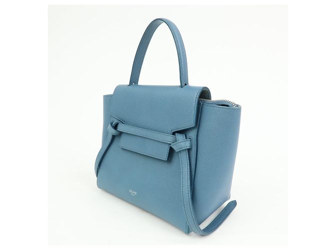 Céline Cintura Celine in pelle testurizzata Medium - vista 3