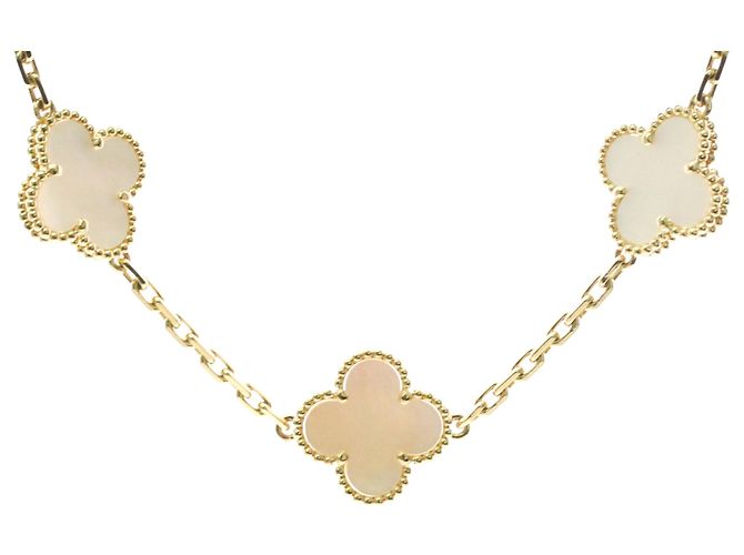 Bracciale con Ciondoli Vintage Alhambra Van Cleef & Arpels - vista 13