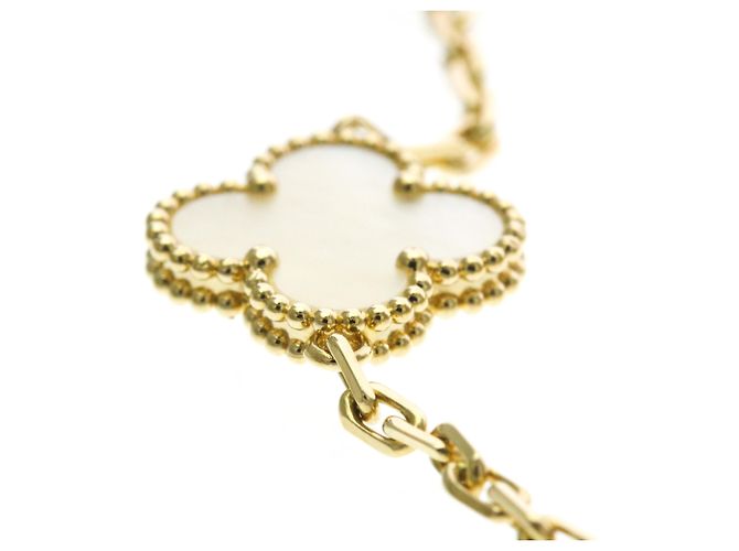Bracciale con Ciondoli Vintage Alhambra Van Cleef & Arpels - vista 8