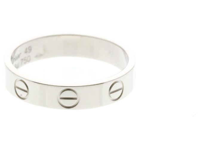 Cartier Mini Love Ring in 18K Weißgold - Ansicht 4